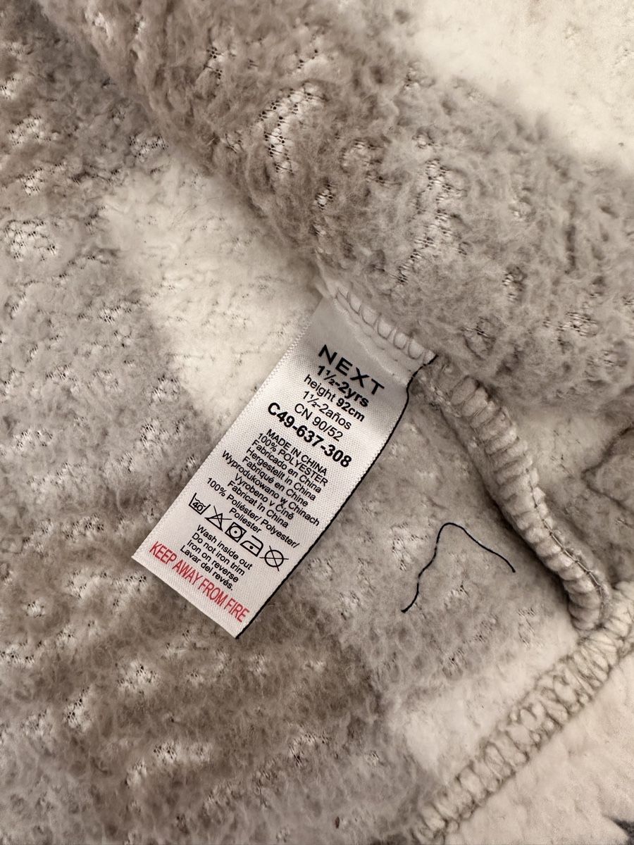 Next Vestes & Manteaux: Next Teddy Fleece Overshirt 1&1/2-2 Years – Neuf (Voir description) à Andermatt par stark19 3