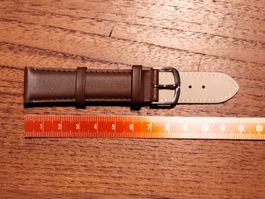 20mm Bracelet de montre en cuir