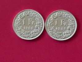 1 Fr. 1966, 1967 vorzüglich