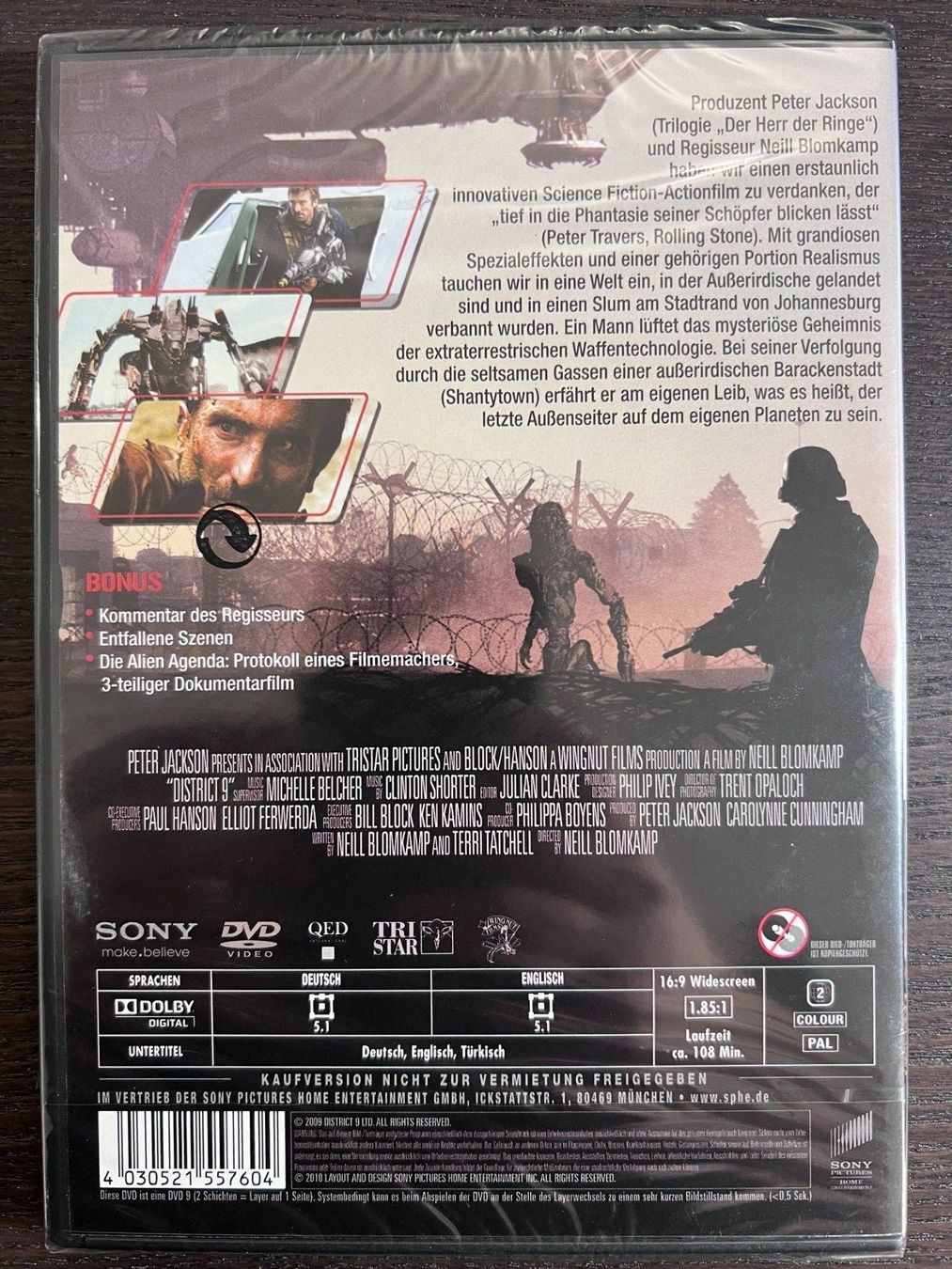 Tutti i DVDs: District 9 – Nuovo e nell'imballaggio originale da Zürich venduto da FilmFreunde 1
