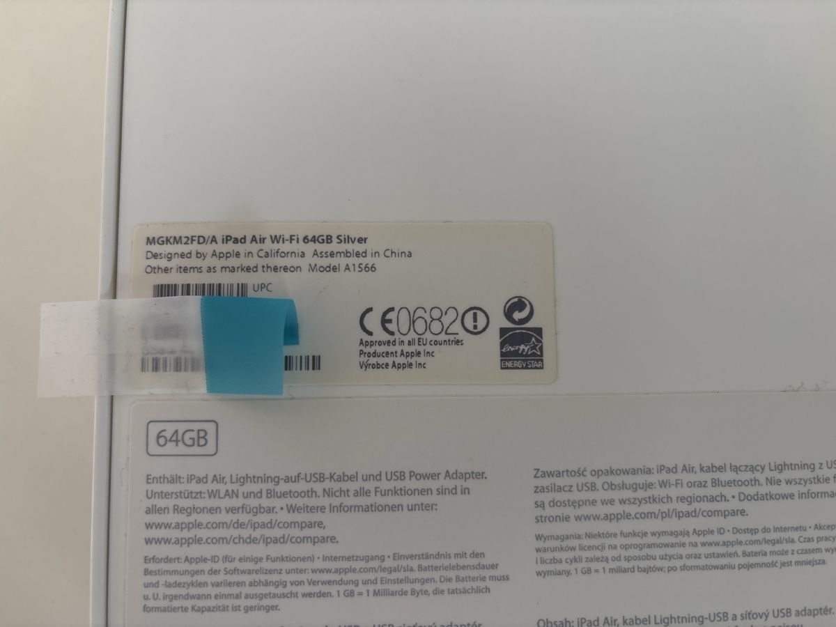 Apple Tablet PC: iPad Air 64GB – Usato da Gipf-Oberfrick venduto da Magic16 4