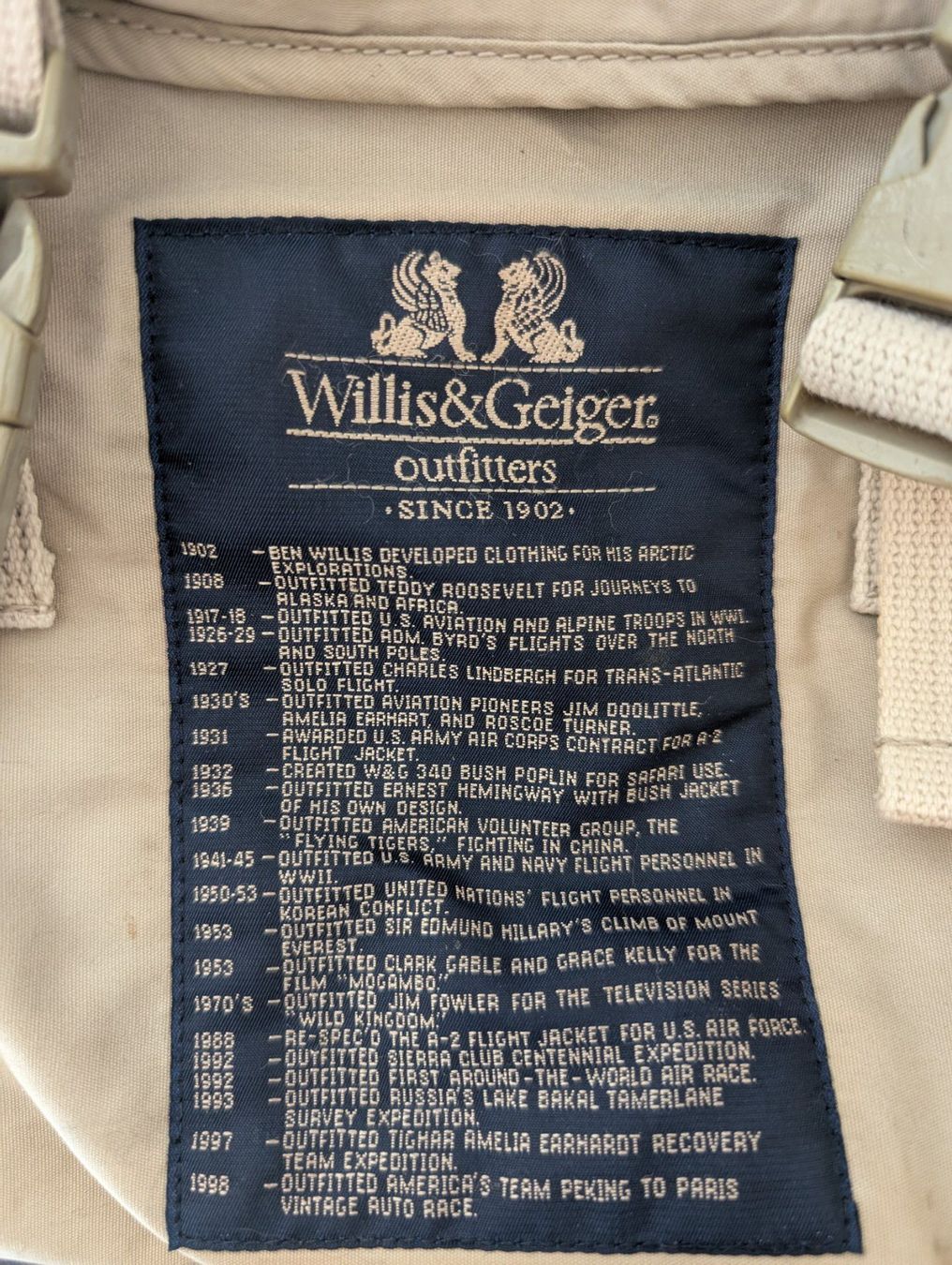 Rucksäcke: Original Bush Poplin Rucksack - Willis & Geiger Backpack – Gebraucht aus Zürich von SinaD21 4