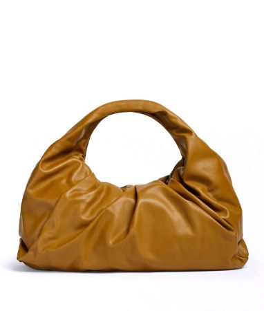 Orig. BOTTEGA VENETA Large Shoulder Pouch, kamel, NP 3'700.—