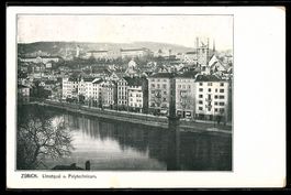 AK Zürich, Limmatquai, Polytechnicum