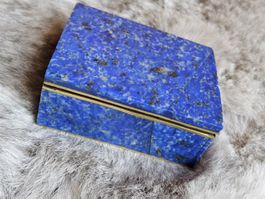 Vintage Lapislazuli Box,  kleine Schachtel