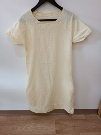 Sommer Leinenkleid gelb