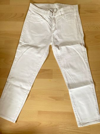 Weisse Jeans Uniqlo Gr. 36 Sommer Trend
