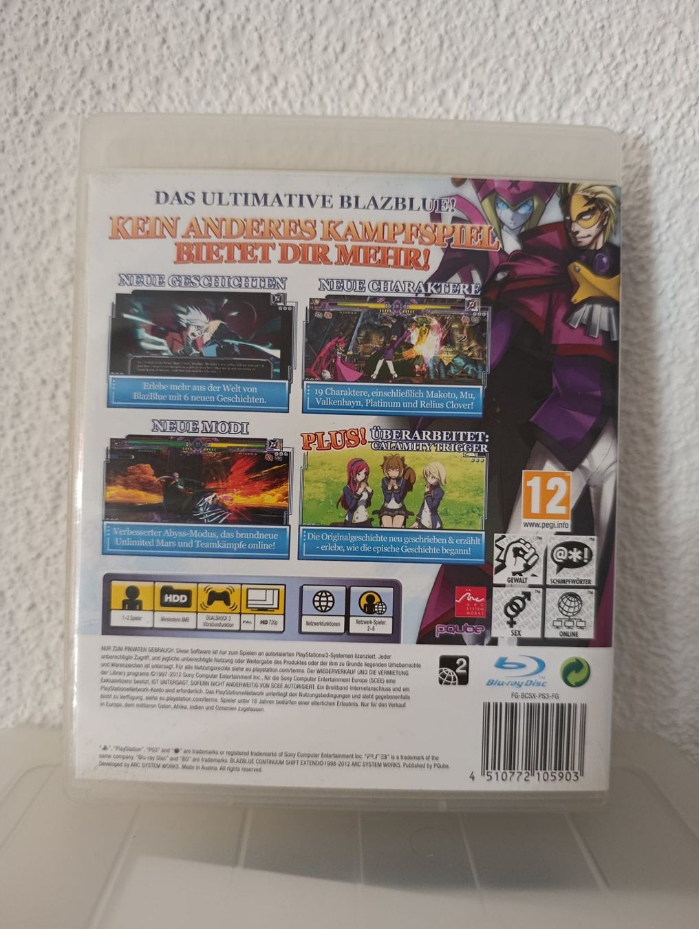 Sony Giochi: BlazBlue: Continuum Shift Extend (PS3) – Usato da Wil SG venduto da Donaldus 1