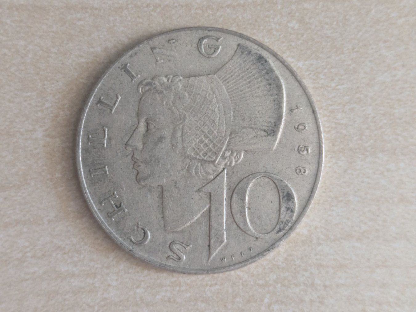 Tutti le monete: 10 Schilling 1958 – Usato da Bern venduto da Ortelius
