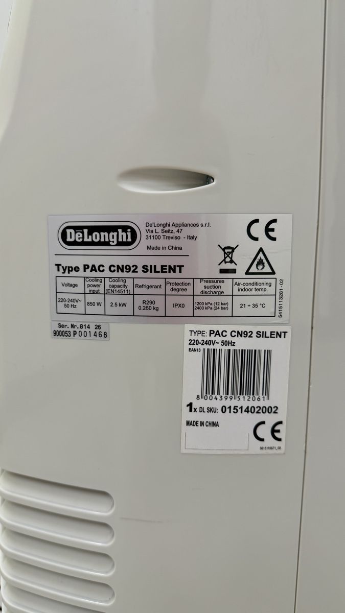 De'Longhi Climatiseurs: DeLonghi PAC CN92 SILENT mobile Klimaanlage – D'occasion à Winterthur par littlemac 4