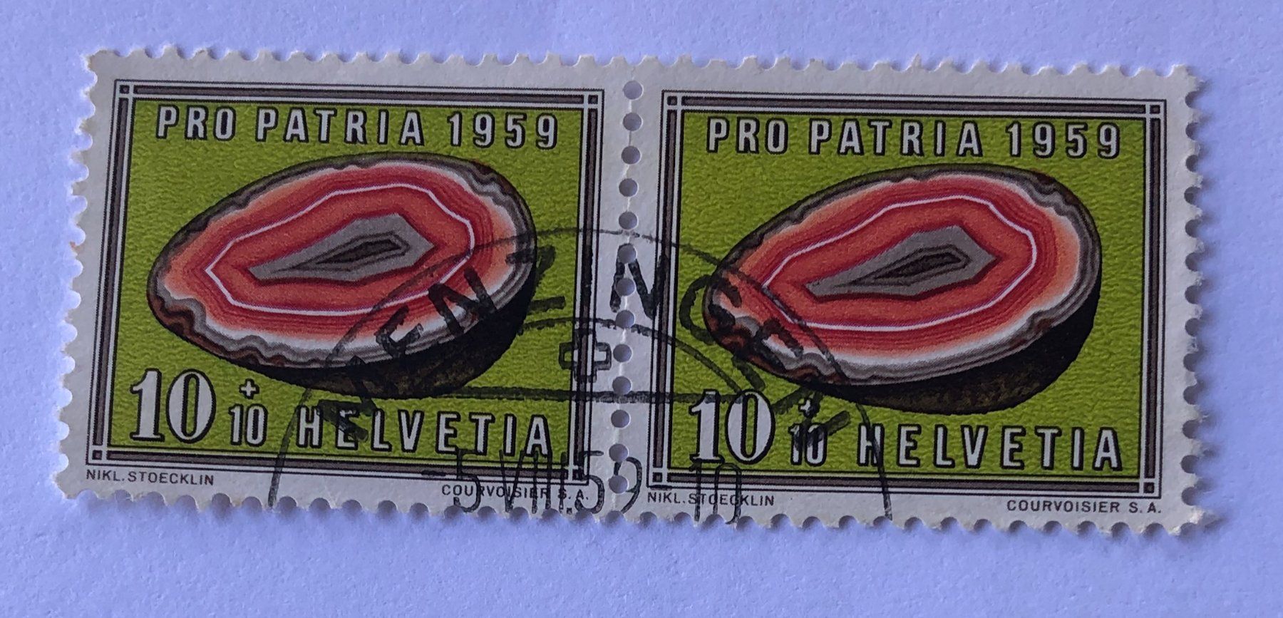 Tutti i francobolli: Nr. B 92 Paar mit Stempel – Usato da Aarau venduto da Billa007
