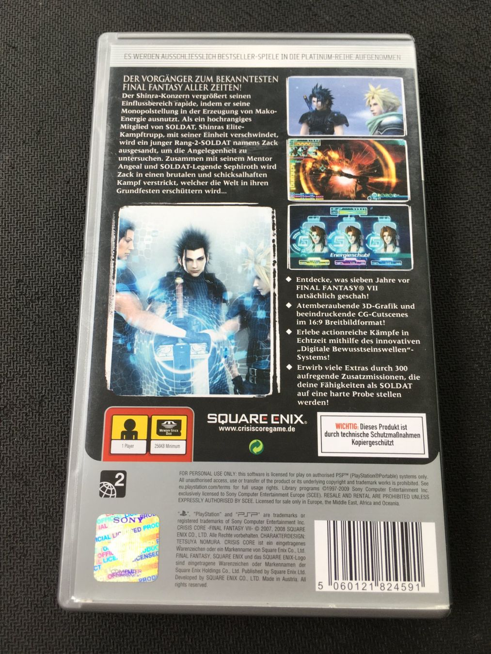 Sony Giochi: Crisis Core Final Fantasy VII - PSP – Usato da St.Gallen venduto da sjosjo 1