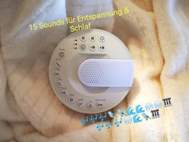 Beruhigende Geräuschemaschine für Babys und Erwachsene!