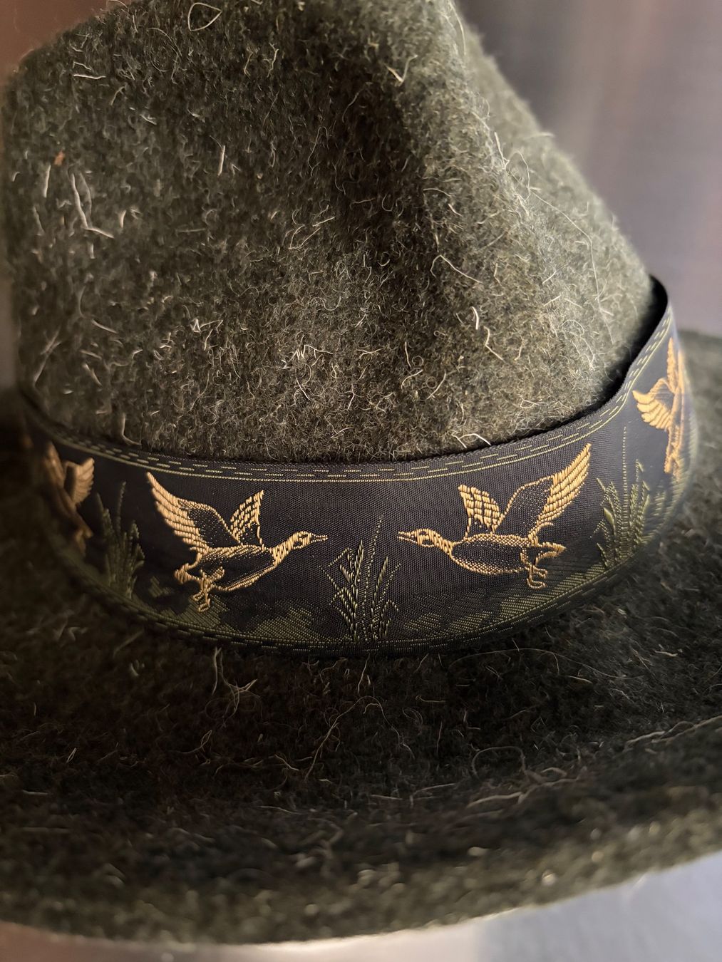 Copricapi, berretti & cappellini: NEUER Hubertus Jägerhut aus Filz – Nuovo e nell'imballaggio originale da St.Gallen venduto da Boergie 1