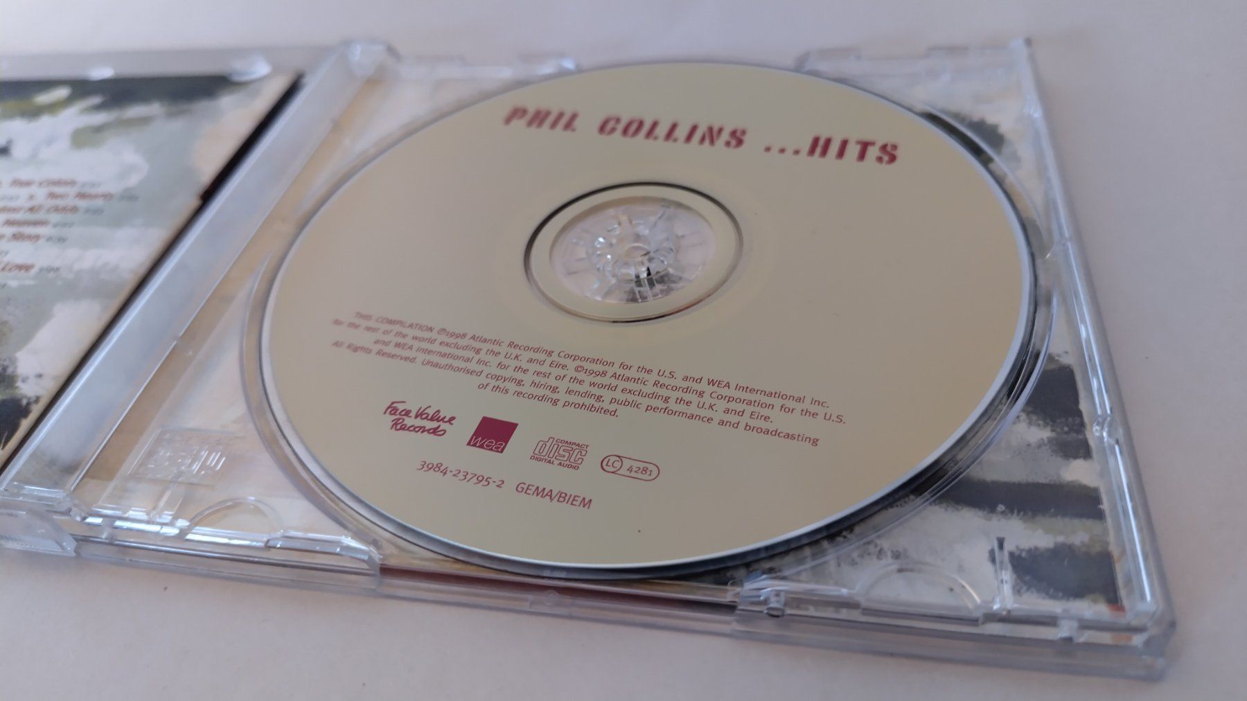 CD: Phil Collins - HIts / CD 1998 ab Fr. 4.- – Usato da Bellach venduto da JingleJerry 4