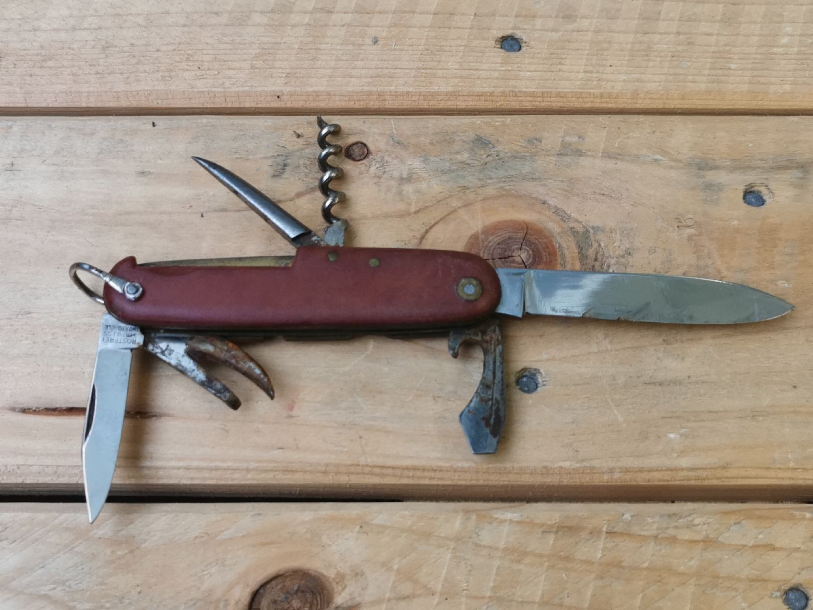 Schweizer Armee Coltelli tascabile: Schweizer Offiziersmesser Sackmesser  – Usato da Neuenkirch venduto da bf-109