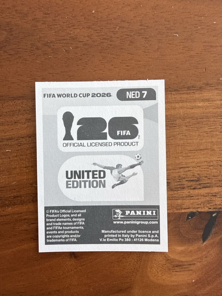 Panini Carte collezionabili: Panini FIFA WM 2026 Einzelsticker NED 7 – Nuovo (secondo la descrizione) da Adligenswil venduto da alina__delia 1
