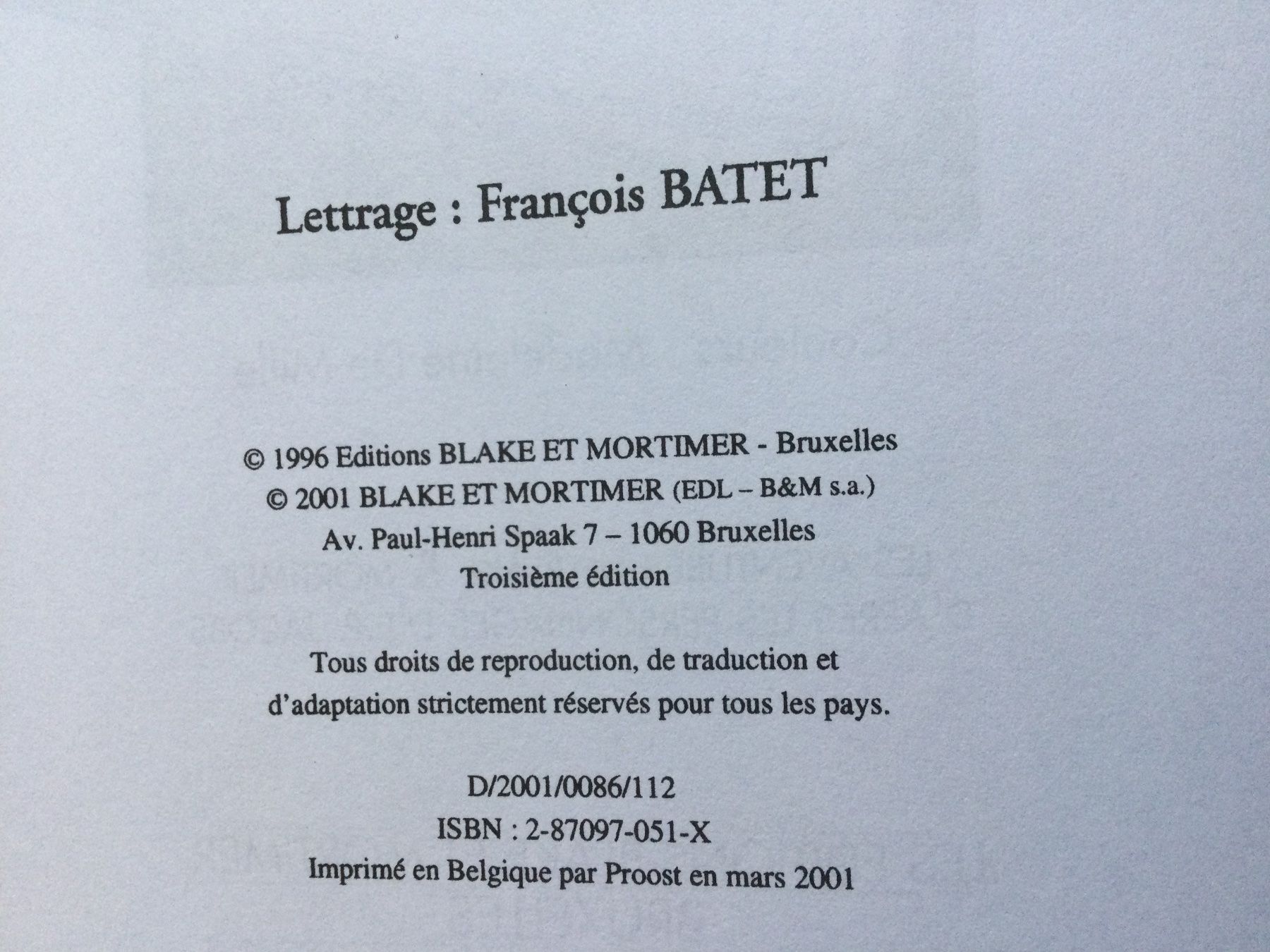 Comics: Blake et Mortimer : L'Affaire Francis Blake – Gebraucht aus Yvorne von herjoy 2