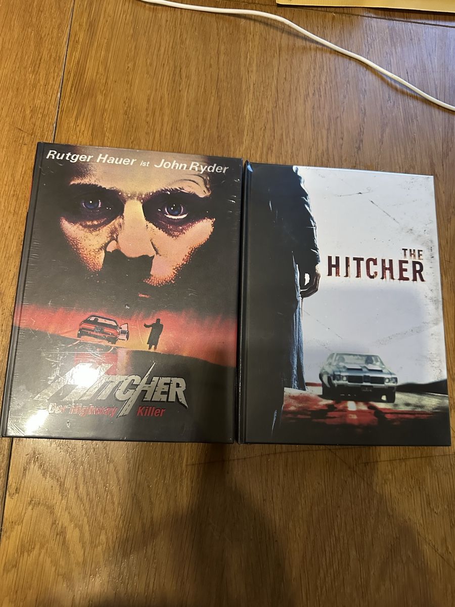 Tutti i DVDs: The Hitcher der Highway Killer original + Remake Mediabook – Nuovo e nell'imballaggio originale da Benken ZH venduto da Audi-erich