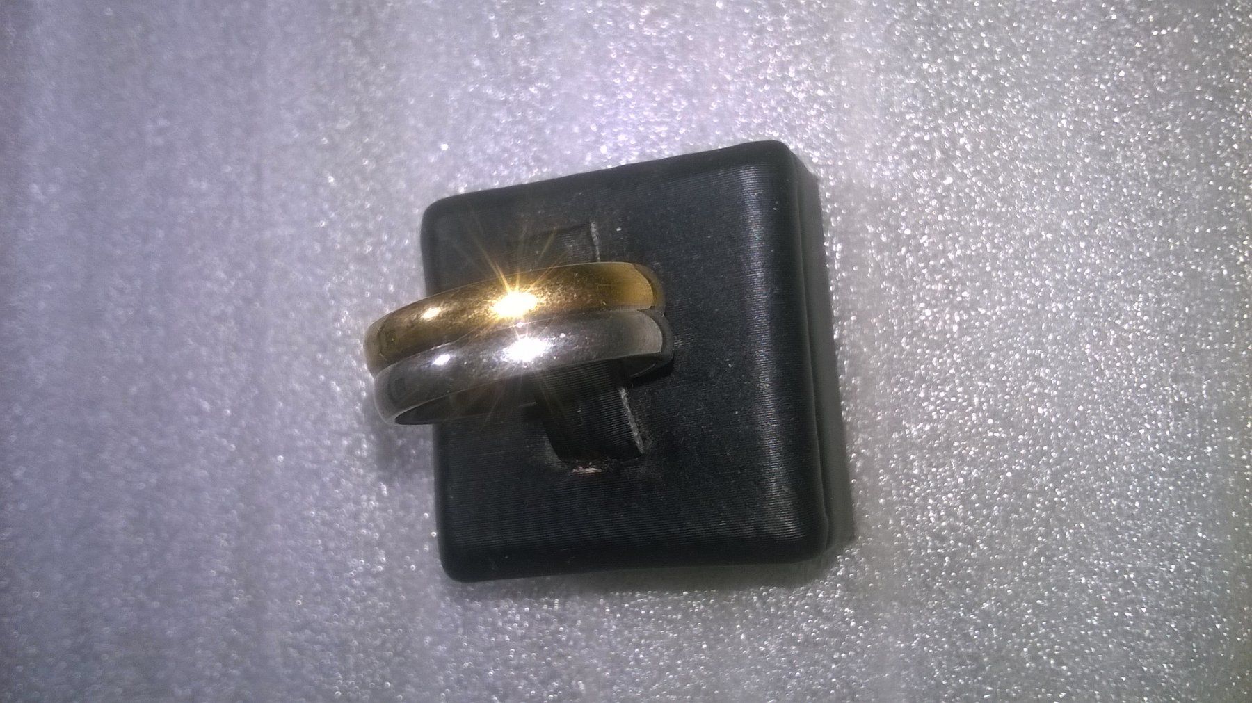 Anelli: RING EDELSTHAL,,VERSILBER UND VERGOLDET,,,GLANZIG – Nuovo (secondo la descrizione) da Basel venduto da bijoutrie_4 1