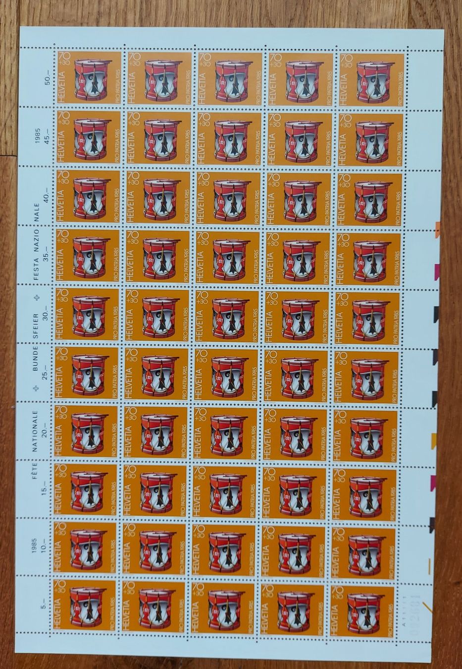 Tutti i francobolli: Postfrisch, gültige Schweizer Frankatur, Briefmarkenbogen – Nuovo e nell'imballaggio originale da Heiden venduto da ber_b77f