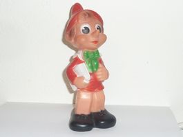 Alte Pinocchio Ledraplastic Ledra Gummi Figur Puppe 1960