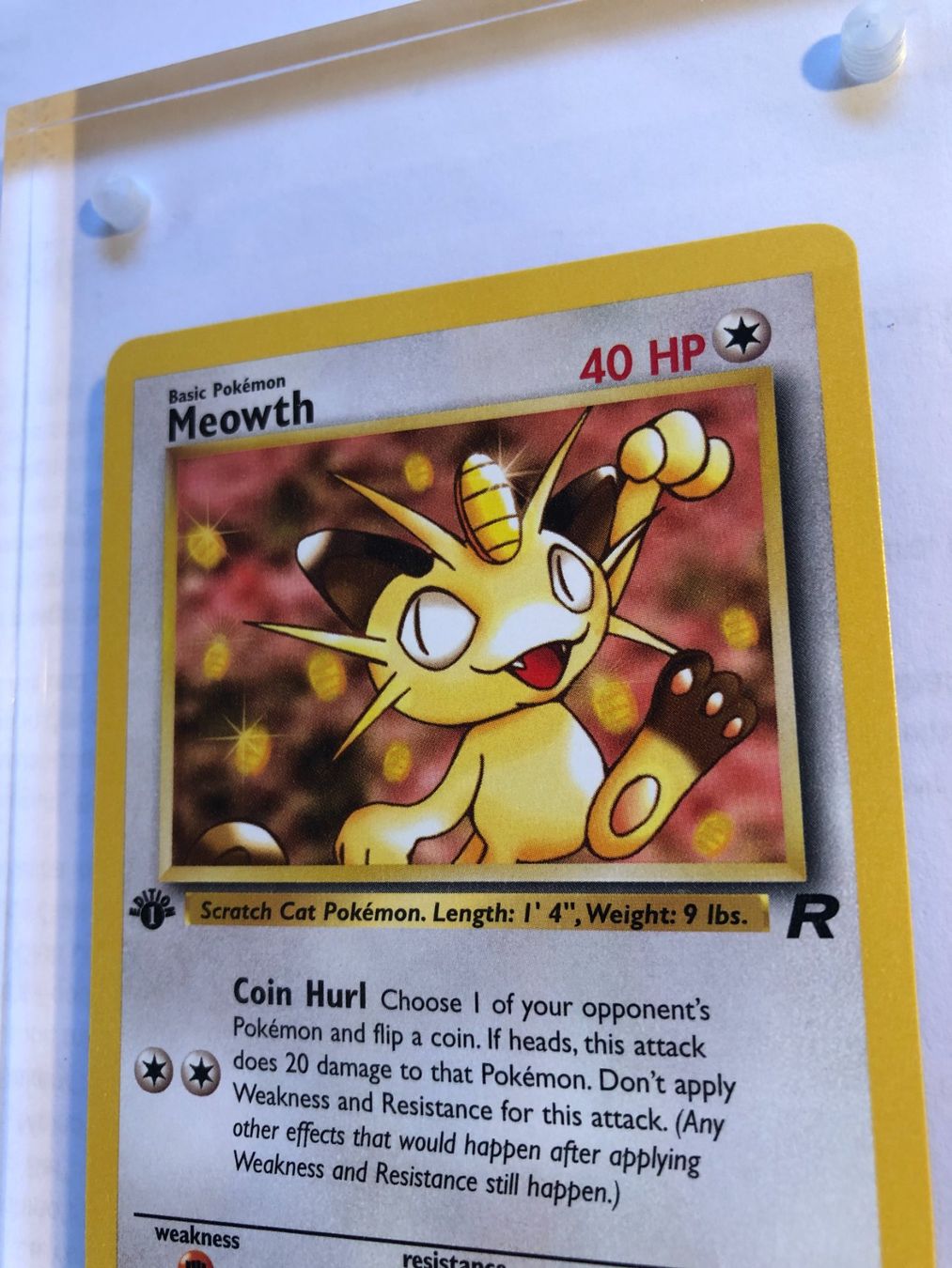 Sammelbilder & Trading cards: Meowth 1st Team Rocket - MINT - ab 1.- – Gebraucht aus Giubiasco von dan_pr8b 3