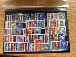 Steckkarte mit Pro Juventute Sätze von 1947-63 Postfrisch 