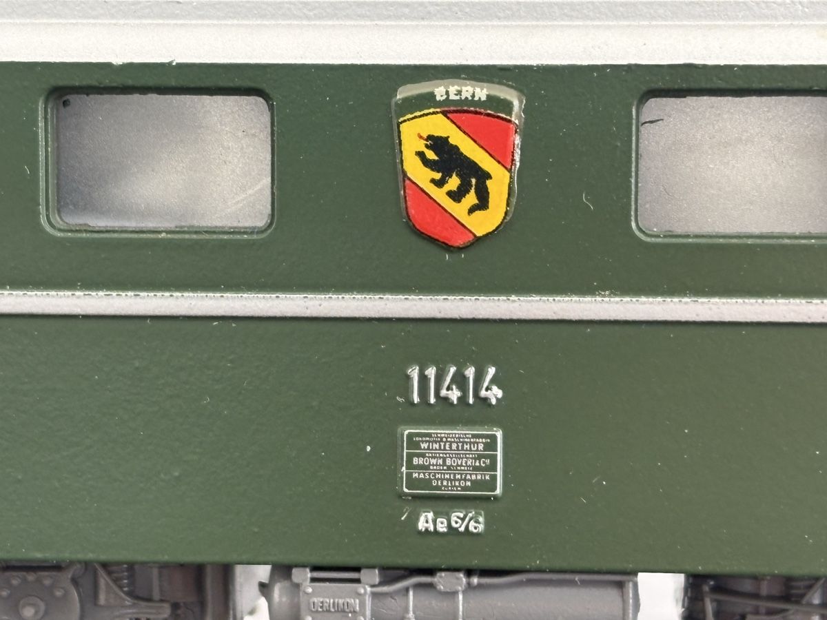Märklin Modellini di ferrovie: MÄRKLIN 3059 SBB Ae 6/6 Digital – Usato da Zuzwil SG venduto da Zibu-3 2