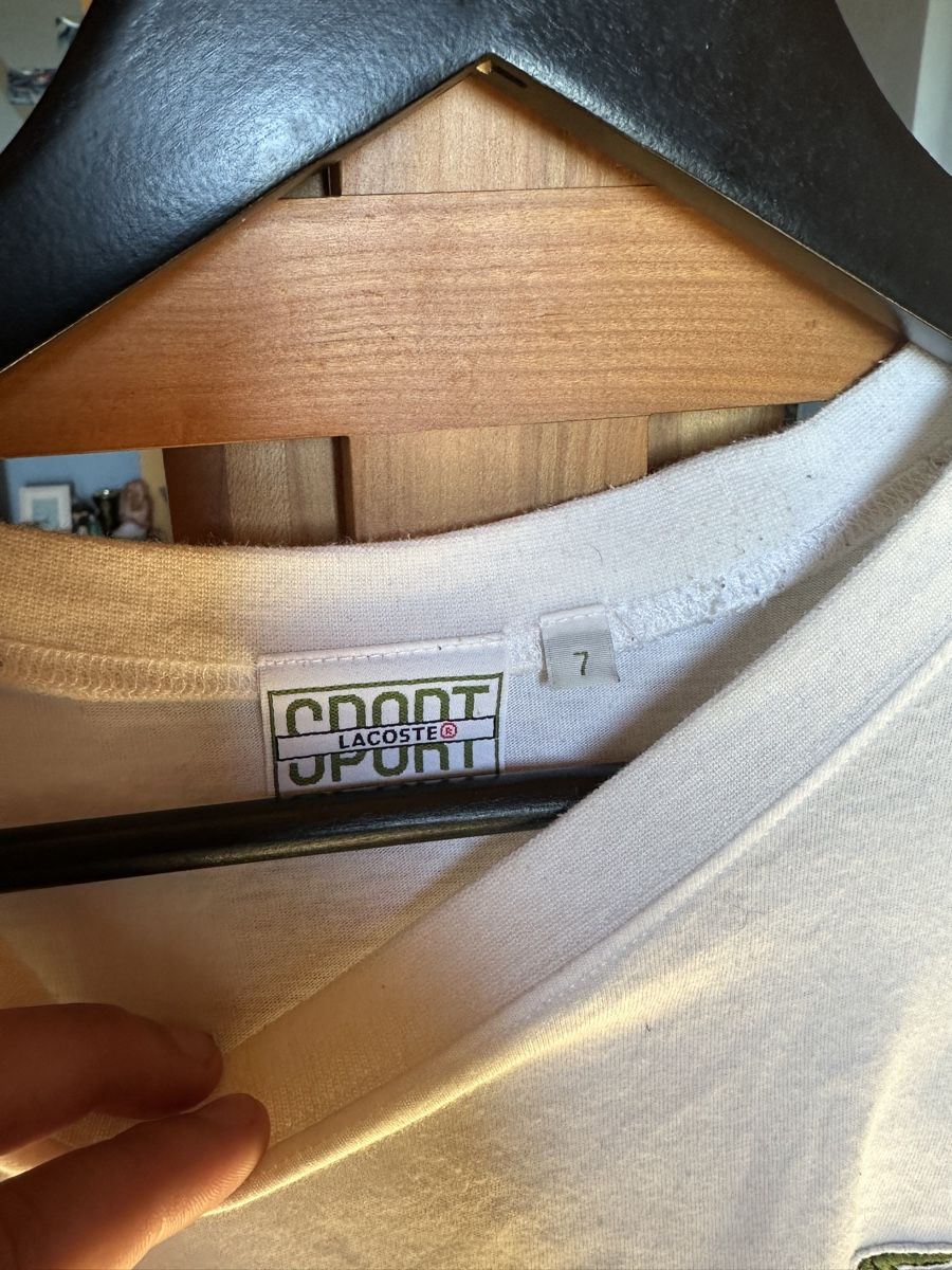 Lacoste T-shirt: Lacoste white T-shirt – Usato da Villars-Burquin venduto da Iliasso 1