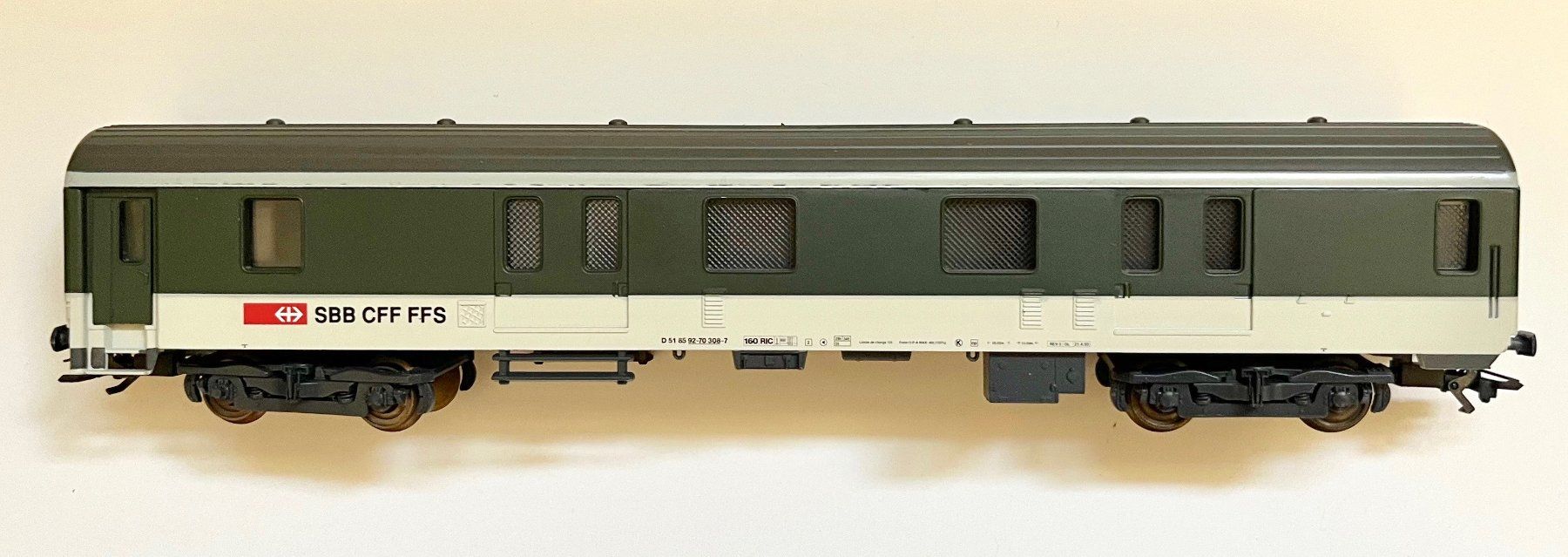 Lima Modellini di ferrovie: LIMA  SBB Gepäckwagen H0 – Usato da Bleiken venduto da hbw45