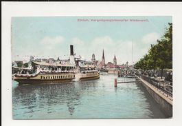 AK 1909 Zürich Vergnügungdampfer Wädenswil 🥳🥳🥳 rar