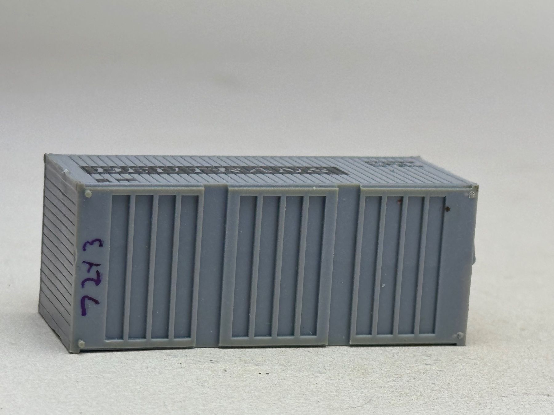 Modellini di ferrovie: EB- 20 Ft. Container Deutrans grau – Usato da Elm venduto da Wikmtz 2
