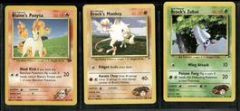 Vintage Pokémon Karte Gym Challenge EN 2000 Lot of 3