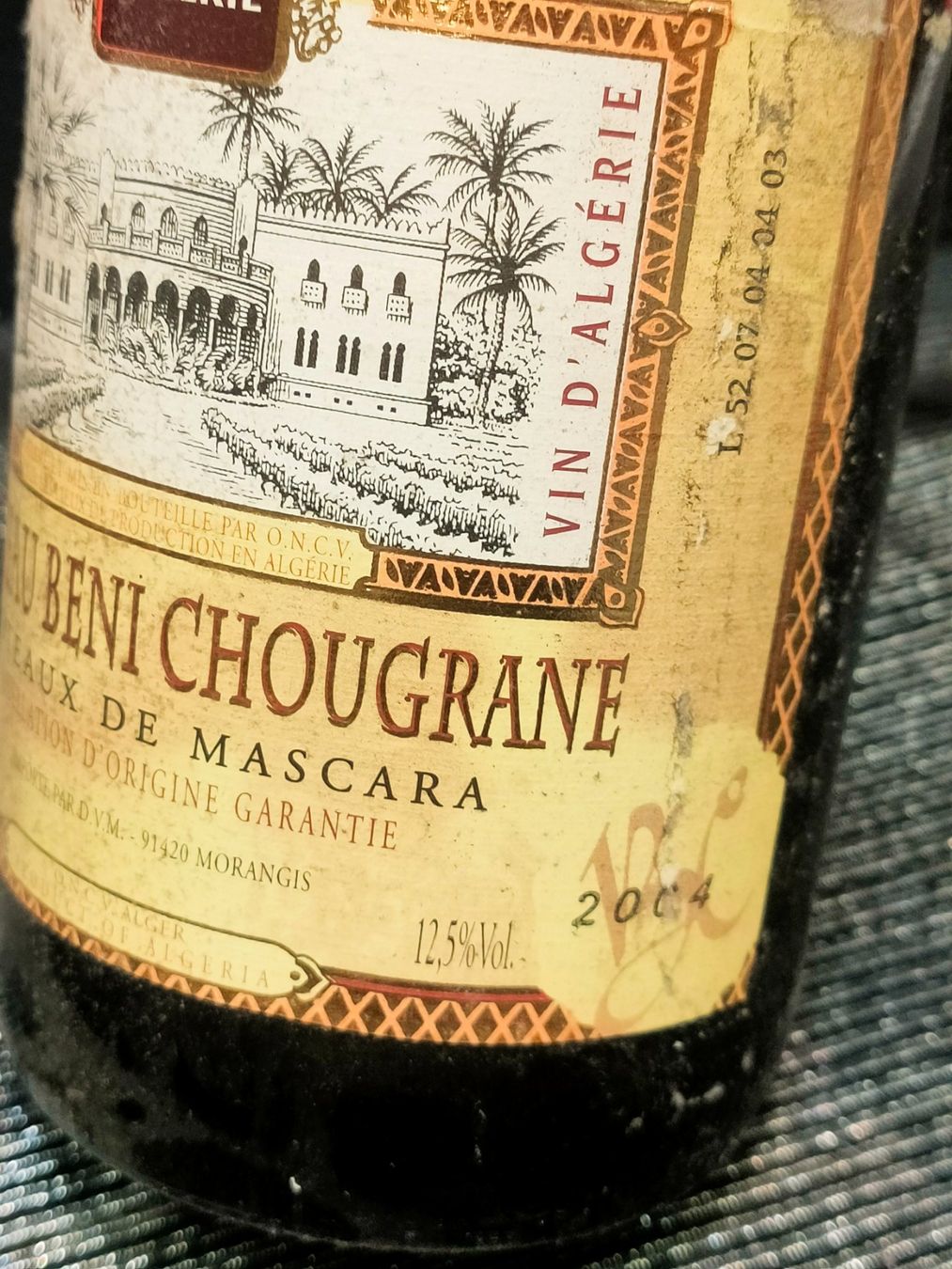 Vino: CHÂTEAU BENI CHOUGRANE 2004 – Nuovo (secondo la descrizione) da Genève venduto da Leboucheoreilles 5