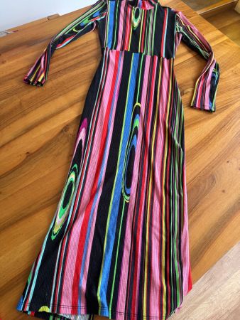 Kleid Desigual gestreift Schlauchkleid Gr 38 Top Zustand