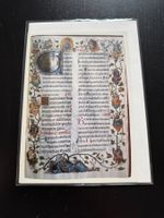 Antike Karte, Maria Geburt, Stammbaum Jesse, 1581