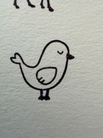 Gummistempel Vogel – Vögelchen / Karten / Natur
