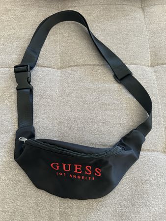 Bauchtasche GUESS schwarz Nylon Verstellbar🖤❤️