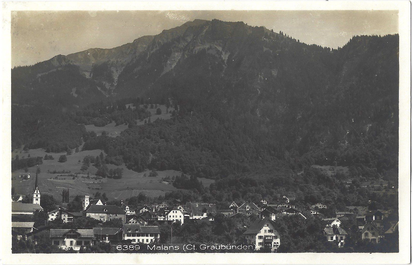 Cartoline postali: 6389   Malans  (Ct.  Graubünden) – Usato da Bütschwil venduto da Jackson1A