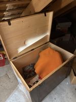 Antiker Truhe 95x55x55cm, massiv Holz,
