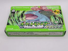 Pokemon Blatt Grün Gameboy Advance GBA Japan OVP