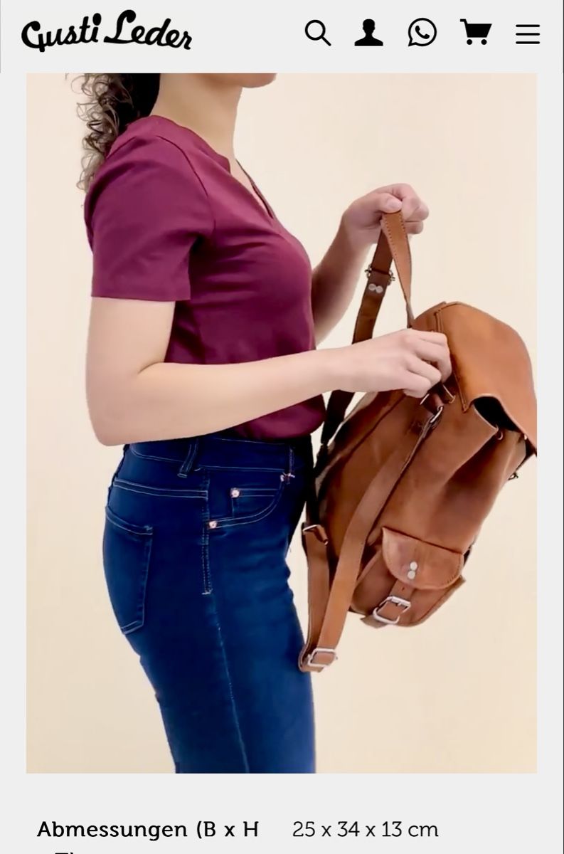 Zaini: Lederrucksack Vintage – Nuovo e nell'imballaggio originale da Zollikofen venduto da AureusManus 4