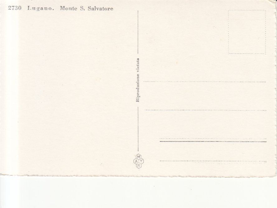 Cartoline postali: Lugano ca. 1940 – Usato da Bürglen TG venduto da StampGraf 1