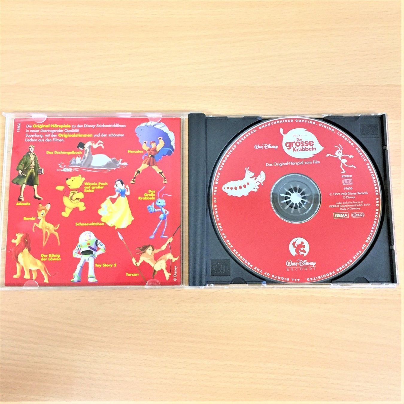 CD: CD - Das grosse Krabbeln - Walt Disney – Usato da Amlikon-Bissegg venduto da allerlei-versand 1