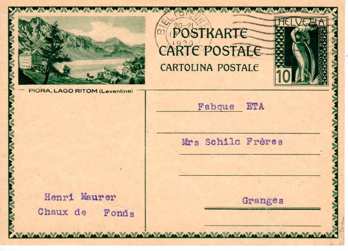 Tutti i francobolli: Bildpostkarte, Piora Lago Ritom – Usato da Wolhusen venduto da Curver9