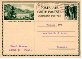 Bildpostkarte, Piora Lago Ritom