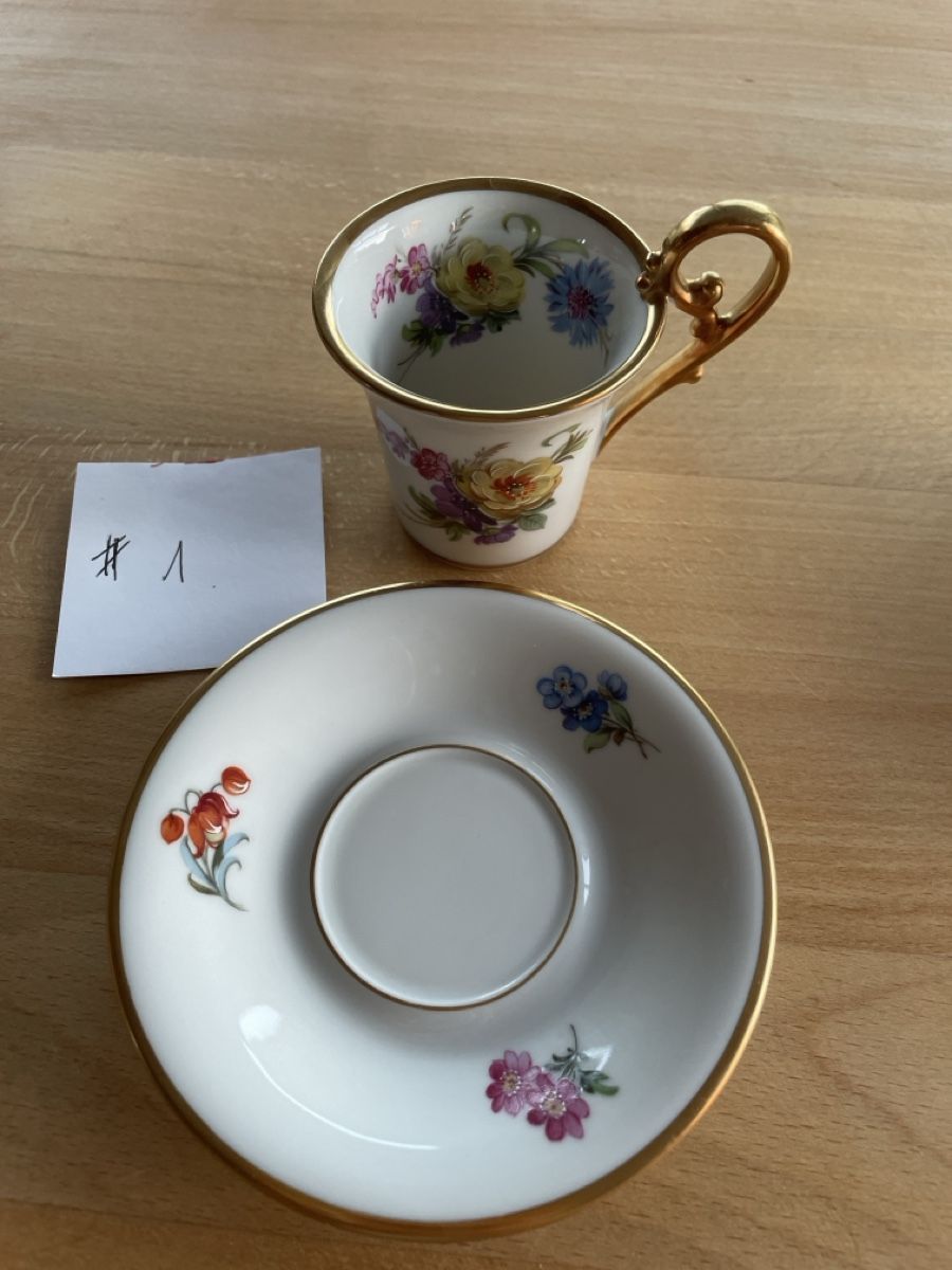 Tazze: Espressotasse und Untertasse  – Usato da Seltisberg venduto da Erdbi 1