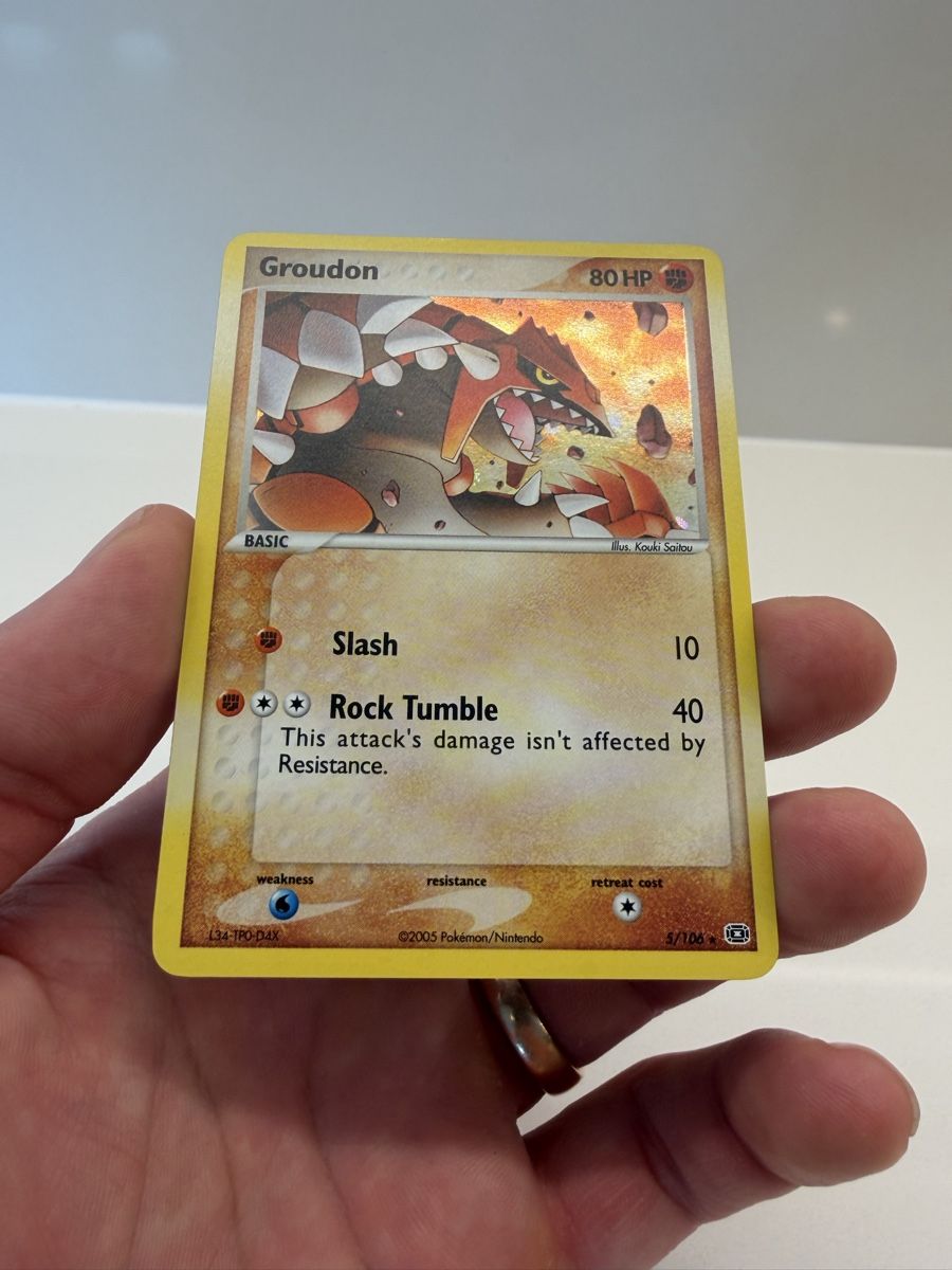 Pokémon Sammelbilder & Trading cards: Groudon Holo Rare EX Emerald 2005 – Gebraucht aus Arlesheim von WungaBunga 2