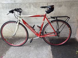Vélo course , guidon plat 